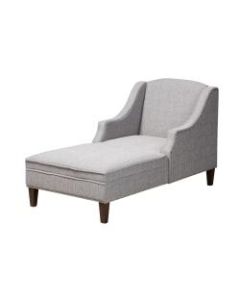 Baxton Studio 9704 Chaise Lounge, Gray