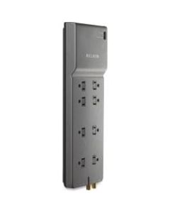 Belkin Home/Office Series Surge Protector With 8 Outlets, Phone/Coaxial Protection And 12ft Cord