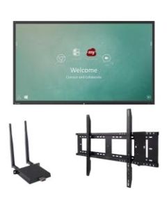 ViewSonic ViewBoard IFP9850 Bundle 1 - 98in Diagonal Class (97.5in viewable) LED display - interactive - with optional slot-in PC capability and touchscreen (multi touch) - 4K UHD (2160p) 3840 x 2160