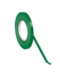 Poly Bag-Sealing Tape, 3/8in x 176 Yd., Green, Case Of 96