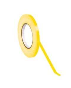 Poly Bag-Sealing Tape, 3/8in x 176 Yd., Yellow, Case Of 96