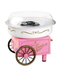 Nostalgia Electrics Vintage Hard & Sugar-Free Candy Cotton Candy Maker, Pink