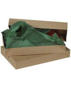 Partners Brand Kraft Apparel Boxes 15in x 9 1/2in x 2in, Case of 100