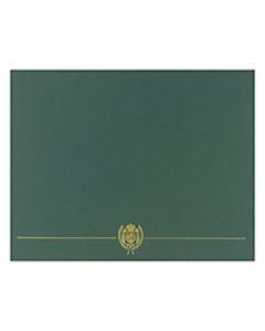 Great Papers! Classic Certificate Covers, 12in x 9 3/8in, Hunter Green, Pack Of 5