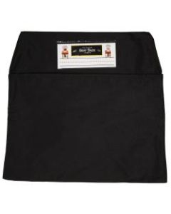 Seat Sack Chair Pocket, Large, 17in, Black, Pack Of 2