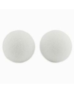 Hygloss Styrofoam Balls, 4in, White, Pack Of 12