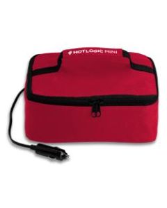 HOTLOGIC Portable Personal 12V Mini Oven, Red