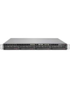 Supermicro SuperServer 5018R-M Barebone System - 1U Rack-mountable - Intel C612 Express Chipset - Socket LGA 2011-v3 - 1 x Processor Support - Black - 512 GB DDR4 SDRAM DDR4-2133/PC4-17000 Maximum RAM Support - Serial ATA/600 RAID Supported Controller