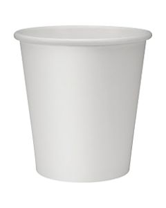 Genuine Joe Polyurethane-Lined Disposable Hot Cups, Single, 10 Oz, White, Pack Of 50