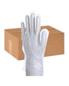 Packaging Dynamics Poly Gloves, Medium, 100 Pairs Per Box, Case Of 10 Boxes