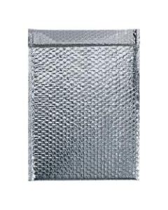Office Depot Brand Cool Shield Bubble Mailers, 10-1/2inH x 12-3/4inW x 3/16inD, Silver, Case Of 50 Mailers