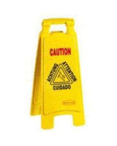 Rubbermaid Multilingual Wet Floor Sign