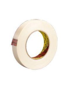 3M 898 Strapping Tape, 3/8in x 60 Yd., Clear, Case Of 12