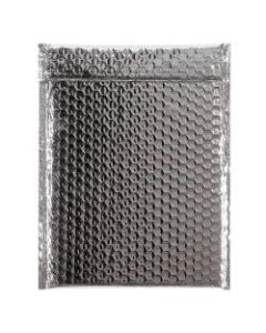 Partners Brand Silver Glamour Bubble Mailers 9in x 11 1/2in, Pack of 100