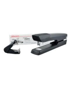Office Depot Brand Premium Full-Strip Stapler Combo With Staples And Remover, Black