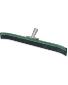 Unger AquaDozer Curved 24in Floor Squeegee - 23.62in EPDM Rubber Blade - Sturdy, Heavy Duty, Durable - Green, Black