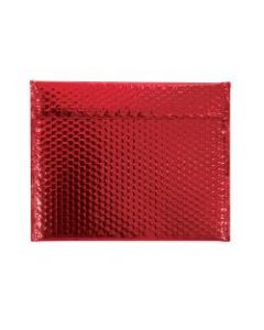 Partners Brand Red Glamour Bubble Mailers 13 3/4in x 11in, Pack of 48