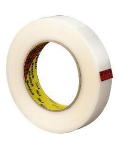 3M 864 Strapping Tape, 1in x 60 Yd., Clear, Case Of 18