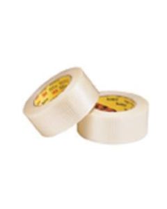 3M 863 Strapping Tape, 1in x 60 Yd., Clear, Case Of 12