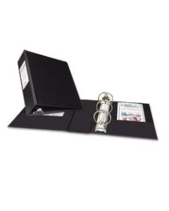 Avery Durable 3-Ring Binder, 2in Round Rings, 45% Recycled, Black