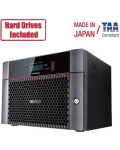 Buffalo TeraStation 5810DN Desktop 32TB NAS Hard Drives Included - Annapurna Labs Alpine AL-314 1.70 GHz - 8 x HDD Supported - 4 x HDD Installed - 32 TB Installed HDD Capacity - 4 GB RAM DDR3 SDRAM - Serial ATA/600 Controller