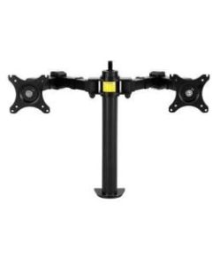 Fleximounts Dual Monitor Mount for Monitors Up To 27in, Black