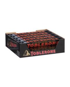 Toblerone Dark Chocolate Bars, 3.5 Oz, Box Of 20 Bars