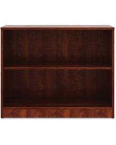 Lorell Laminate Bookcase, 2-Shelf, 30inH, Cherry