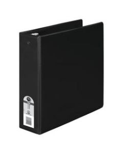 Wilson Jones 3-Ring Binder, 3in Round Rings, 36% Recycled, Black