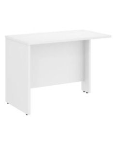 Bush Business Furniture Studio C 42inW Desk Return, White, Standard Delivery