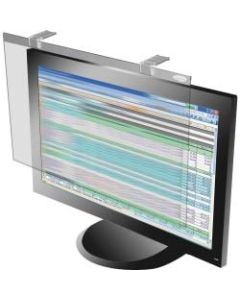 Kantek LCD Privacy/antiglare Wide Screen Filters Silver - For 22in Widescreen Monitor - Scratch Resistant - Anti-glare - 1 Pack