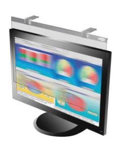 Kantek LCD Privacy/antiglare Wide Screen Filters Silver - For 24in Widescreen Monitor - Scratch Resistant - Anti-glare - 1 Pack