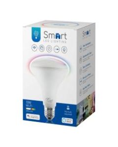Euri LED Smart Wi-Fi RGB Color BR30 Flood Bulb, 650 Lumens, 10 Watts, 2000 - 5000 Kelvin, 1 Each