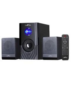 BeFree Sound BFS-15 2.1 Channel Surround Sound Bluetooth Speaker System, Black