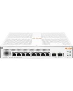 Aruba Instant On 1930 8G Class4 PoE 2SFP 124W Switch - 8 Ports - Manageable - 4 Layer Supported - Modular - 2 SFP Slots - 11 W Power Consumption - 124 W PoE Budget - Optical Fiber, Twisted Pair - PoE Ports - 1U High - Rack-mountable