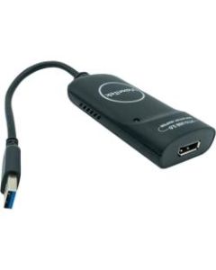 VisionTek VT70 - USB 3.0 to DisplayPort Adapter (M/F) - 1 Pack - 1 x Type A Male USB - 1 x DisplayPort Female Digital Video