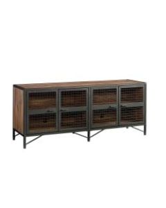 Sauder Boulevard Cafe Credenza For 70in TVs, Black/Vintage Oak