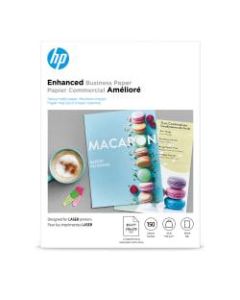 HP Enhanced Business Paper for Laser Printers, Matte, Letter Size (8 1/2in x 11in), 40 Lb, White, Pack Of 150 Sheets (Q6543A)