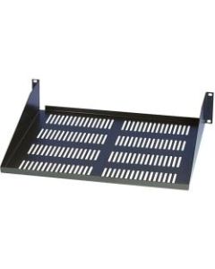 Tripp Lite Rack Enclosure Cantilever Mount Fixed Shelf Deep 2URM - 2U Rack Height - Rack-mountable - Black - Steel - 60 lb Maximum Weight Capacity