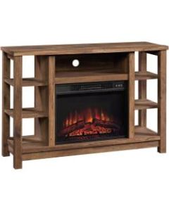 Sauder Select Open Architecture Media Fireplace For 50in TVs, Vintage Oak