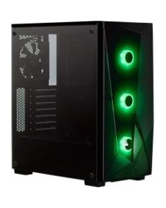 Corsair Carbide Series SPEC-DELTA RGB Tempered Glass Mid-Tower ATX Gaming Case - Black - Mid-tower - Black - Steel, Tempered Glass - 4 x Bay - 4 x 4.72in x Fan(s) Installed - Mini ITX, Micro ATX, ATX Motherboard Supported - 14 lb - 6 x Fan(s) Supported