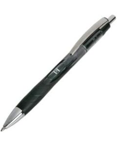 SKILCRAFT Vista Gel Ink Pen - Bold Pen Point - Retractable - Black Gel-based Ink - Black Barrel - 12 / Dozen