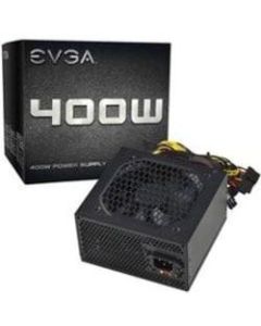 EVGA 400W Power Supply - Internal - 120 V AC, 220 V AC Input - 3.3 V DC @ 18 A, 5 V DC @ 17 A, 12 V DC @ 30 A, -12 V DC @ 300 mA, 5 V DC @ 2 A Output - 400 W - 1 +12V Rails - 1 Fan(s) - 75% Efficiency