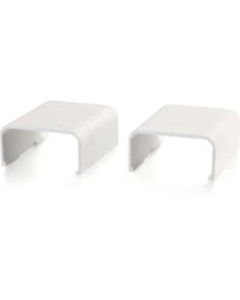 C2G Wiremold Uniduct 2900 Cover Clip - White - White - Polyvinyl Chloride (PVC) - TAA Compliant