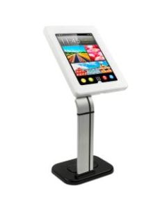 Mount-It MI-3781 Secure iPad Enclosure Countertop Kiosk, 11-5/16inH x 11-1/4inW x 8-3/4, White