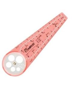 Learning Resources Super SAFE-T Plastic Compasses, 6in, Pack Of 12