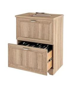 Realspace Magellan 24inW 2-Drawer Lateral File Cabinet, Blonde Ash