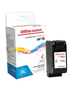 Office Depot Brand 78 Remanufactured High-Yield Tri-Color Toner Cartridge Replacement For HP 78