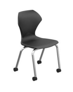 Marco Group Apex Apex Mobile Stack Chairs, Black/Chrome, Pack Of 2