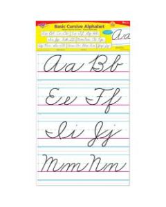 Trend Basic Alphabet Bulletin Board Set - Learning Theme/Subject - 7 (Letter, Numbers) Shape - Reusable, Durable - Multicolor, White - Paper - 1 Pack